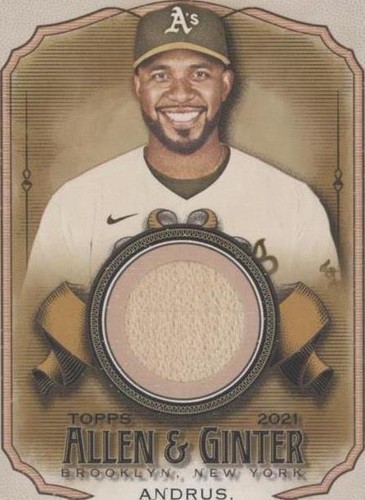 2021 Topps Allen & Ginter: #346 Elvis Andrus - Oakland Athletics