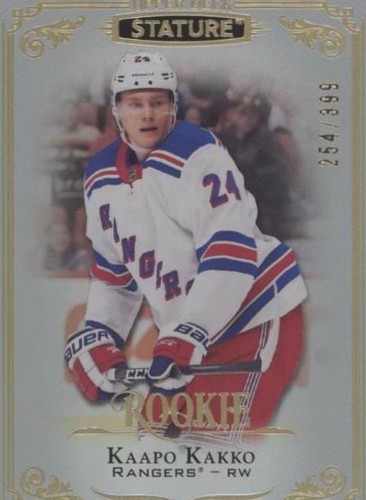 2019-20 Upper Deck Stature - Kaapo Kakko #101