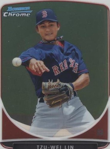 2013 Bowman Chrome - Tzu-Wei Lin #BCP133