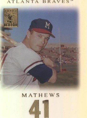 2001 Topps Tribute - Eddie Mathews #67
