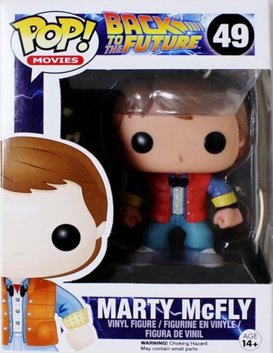 NEW BACK TO THE FUTURE Marty McFly Pop! Vinyl Figure #49 Movie Vinyl Funko 3400 | eBay
