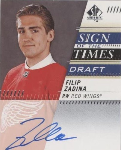 2019-20 SP Authentic - Filip Zadina #SOTTD-FZ