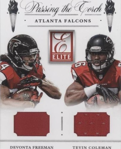 2015 Panini Donruss Devonta Freeman Tevin Coleman #PTM-ATL