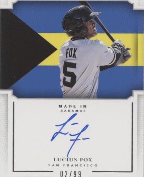 2016 Panini National Treasures - Lucius Fox #MI-LF