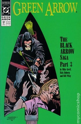 Green Arrow #37 VG 1990 Stock Image Low Grade