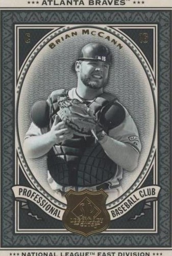 2009 SP Legendary Cuts - Brian McCann #88