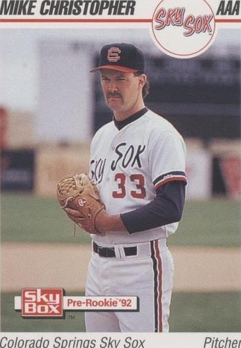 1992 SkyBox Pre-Rookie - Mike Christopher #36