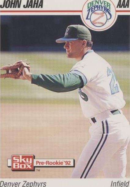 SkyBox 1992 pre-novato - John Jaha #65