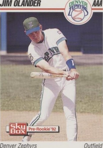1992 SkyBox Pre-Rookie - Jim Olander #70