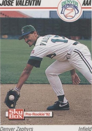 1992 SkyBox Pre-Rookie - Jose Valentin #72