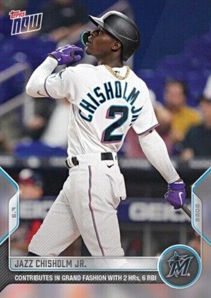 2022 Topps Now - Jazz Chisholm #313