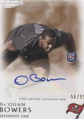 2011 Topps Gridiron Legends Da'Quan Bowers #RA-DB