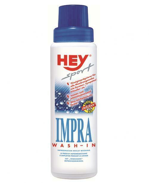 (100ml/5€) Imprägnier Waschmittel HEY-Sport Impra-Wash-In 250ml (für Goretex)
