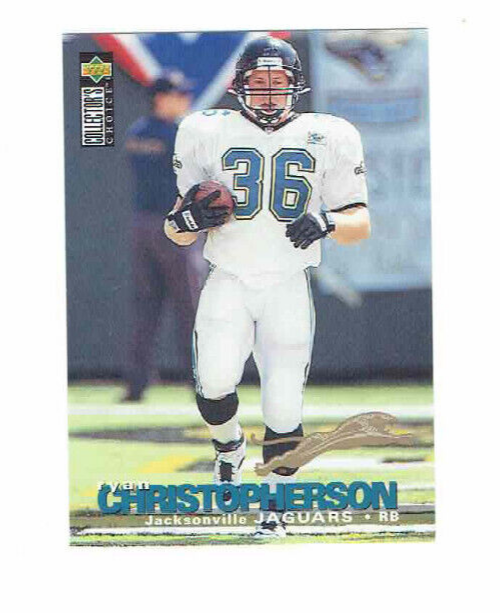 Ryan Christopherson Jaguars RB #U119 Upper Deck 1995 Ryan Christopherson Jaguars RB #U119 Upper Deck 1995
