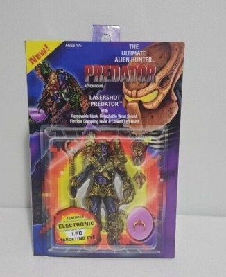 NECA Predator The Ultimate Alien Hunter Lasershot Predator 7'' Figure New Sealed