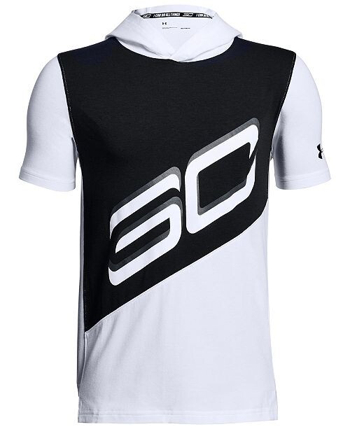 UNDER ARMOUR SC30-Print Stephen Curry Short Sleeve Hoodie