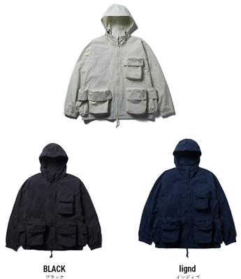 Pre-owned Snow Peak 【size：jp M,l,xl】  Indigo C/n Parka Jk-24au401/402 From Japan Camp