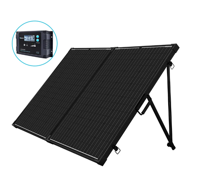 200Watt 12Volt Mono Foldable Solar Suitcase W/ 20A Voyager for RV Camping