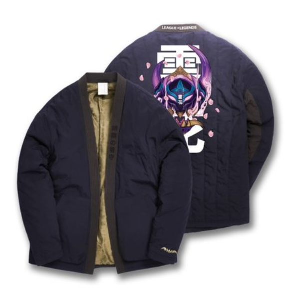 

LOL League of Legends Spirit Blossom Thresh Premium Gi Bomber - Expeditedship, Черный