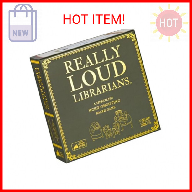 Exploding Kittens LLC Really Loud Librarians - Fast-Paced Word-Shouting Board Ga