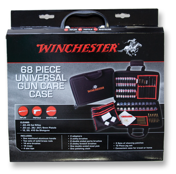 Winchester® 68 Piece Super Deluxe Universal Gun Care Kit, Custom Soft Sided Case