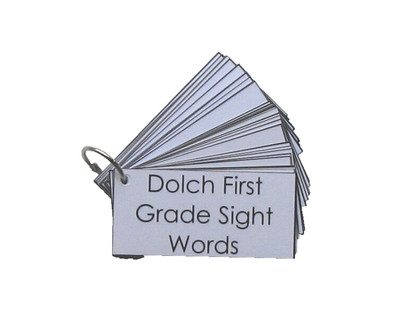 Educational Literacy Learning Resource Dolch First Grade Sight Word Ring