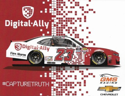 2019 JOHN HUNTER NEMECHEK ''DIGITAL-ALLY'' #23 NASCAR XFINITY SERIES POSTCARD