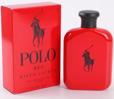 Polo Red by Ralph Lauren Eau De Toilette Spray 4.2oz/125ml for Men Brand New