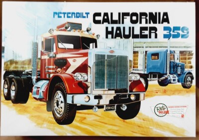 AMT Peterbilt 359 California Hauler Big Rig Plastic Truck Model 1/25 #866 SEALED