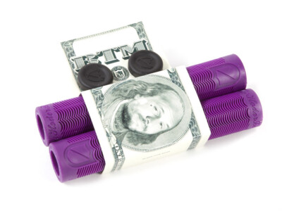 S&M Hoder New Best BMX ODI Grips/Purple BMX Grips Scooter Mountain Bike USA Made