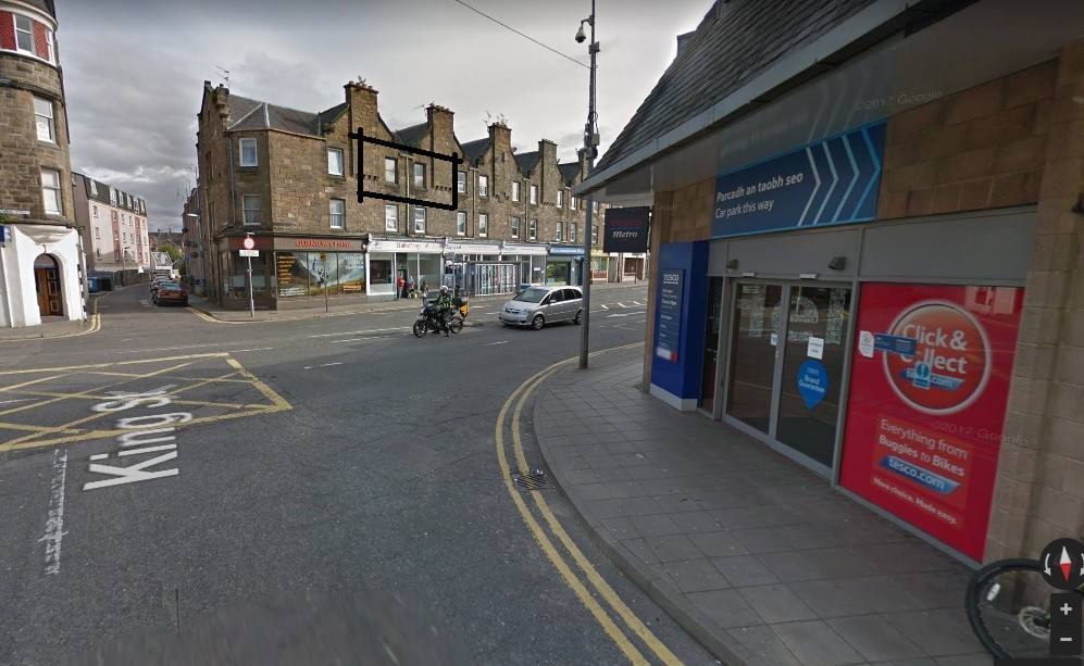 2 bedroom 2 nd floor furnished flat, Inverness city centre, opp Tesco