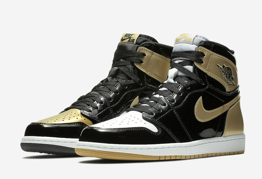 Nike Air Jordan 1 High Retro OG Gold Top 3 Complexcon Size 8
