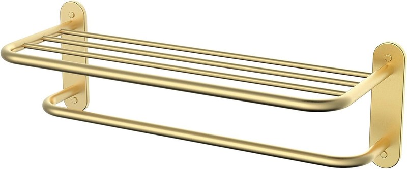 Rack Towel Bar Towel Shelf Brushed Nickel Stainless Steel