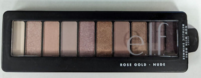 1 Piece - E.L.F. ROSE GOLD EYESHADOW PALLETTE -  #83277 NUDE 0.49oz