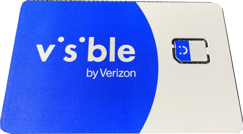Visible By Verizon 4G LTE 5G Unlimited SIM Prepaid for