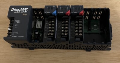 Automation Direct (D2-06B-1) Direct Logic 205 Koyo (6-Slot) PLC w/3 I/O Modules