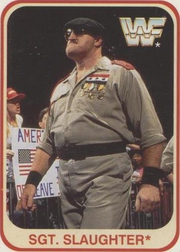 1991 Merlin WWF - Sgt. Slaughter #11