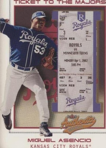 2002 Fleer Authentix - Miguel Asencio #168