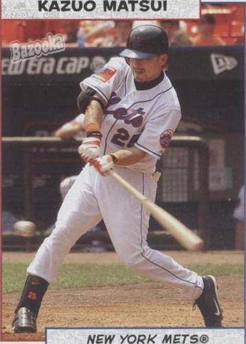 2005 LEAF CERTIFIED MATERIALS MIRROR GOLD #84 KAZUO MATSUI