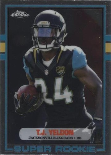 2015 Topps Chrome Mini T. J. Yeldon #89-TY