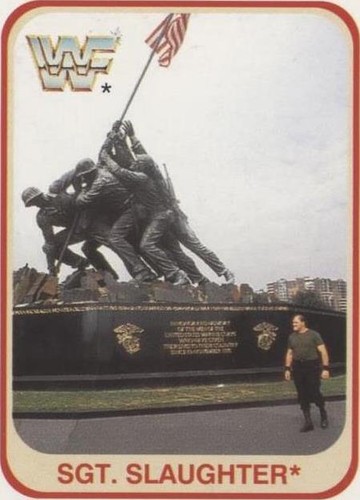 1991 Merlin WWF - Sgt. Slaughter #125