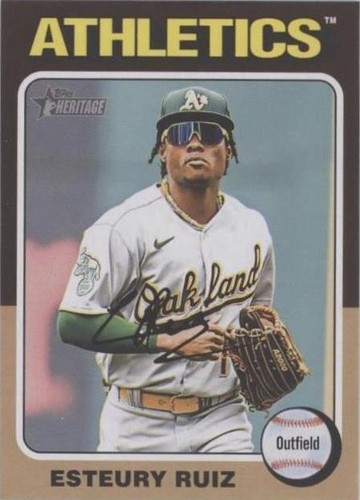 2024 Topps Heritage Mini - Esteury Ruiz #300