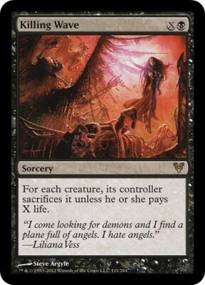 KILLING WAVE mtg Very Light Play Avacyn Restored 1 Rare