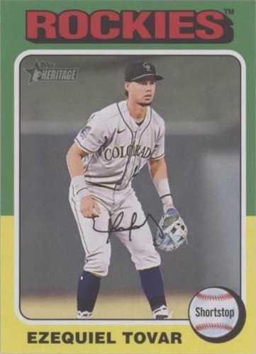2024 Topps Heritage Mini - Ezequiel Tovar #328
