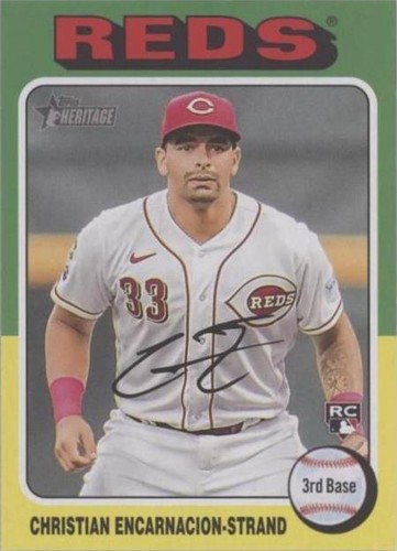 2024 Topps Heritage Mini - Christian Encarnacion-Strand #182