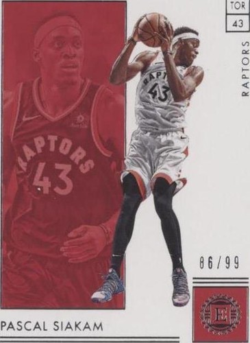 2018-19 Panini Encased - Pascal Siakam #19