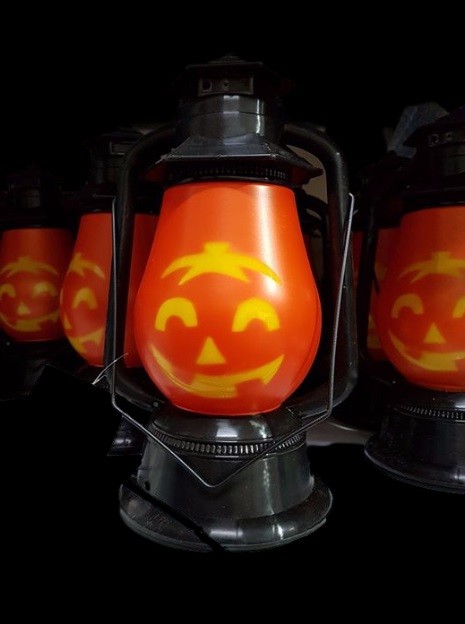 Lanterna Decorazione Halloween Zucca Che Parla Festa Horror Spiriti dfh