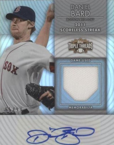 2012 Topps Triple Threads - Daniel Bard #TTUAR-25