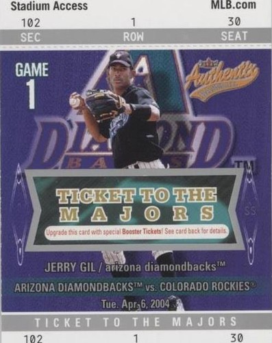 2004 Fleer Authentix - Jerry Gil #130