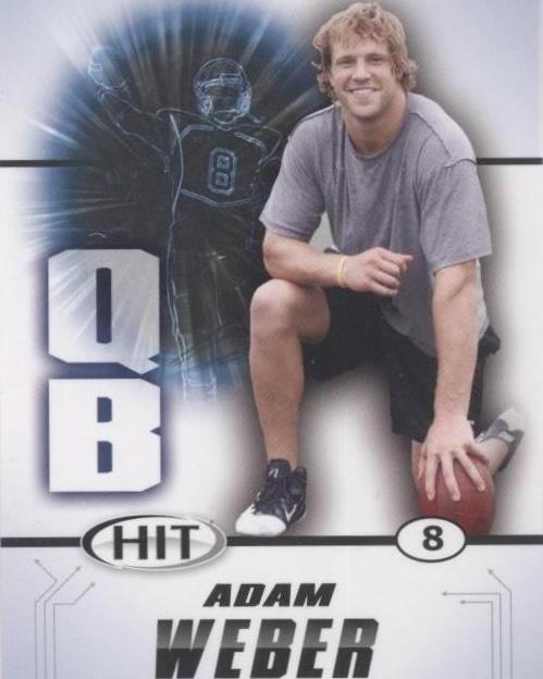 2011 SAGE Hit Adam Weber #68